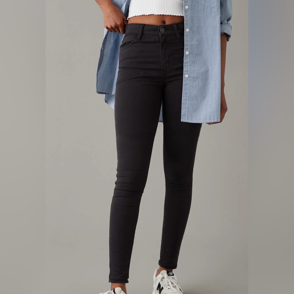 American Eagle Outfitters Dark Gray Skinny Jeggings
